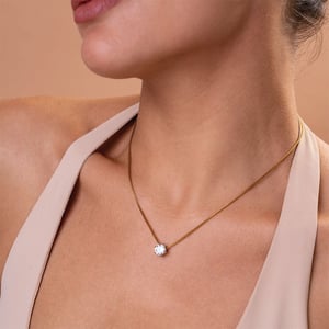 One Stone Necklace For Women