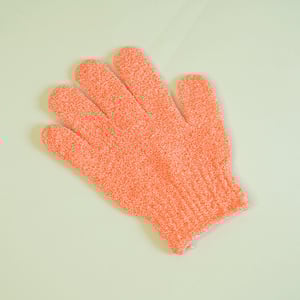 Body Scrubber Bath Gloves - Orange