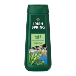 Irish Spring Moisturizing Face + Body Wash 591ml - Aloe Mist•