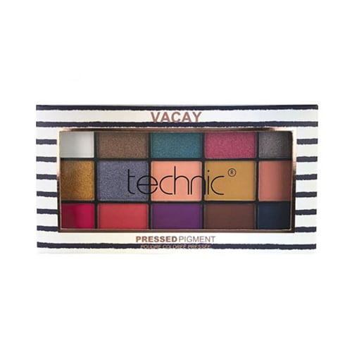 Technic Pressed Pigment Eyeshadow Palette - Vacay  •