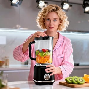 Rechargeable Citrus Juicer With Led Display - Black