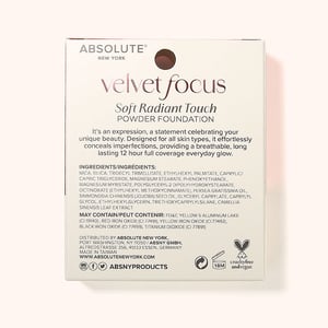 Absolute New York Velvet Focus Full Coverage Powder Foundation 6g - MFVF04 Medium Warm