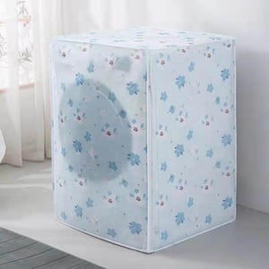 Yalijin Washing Machine Cover - Sky Blue Floral