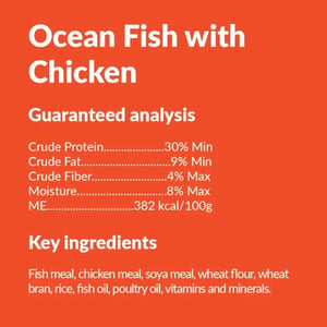 Chonk All Ages Cat Food 3kg - Ocean Fish with Chicken