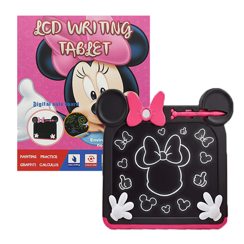 LCD Writing Tablet For Kids - Minnie Mouse