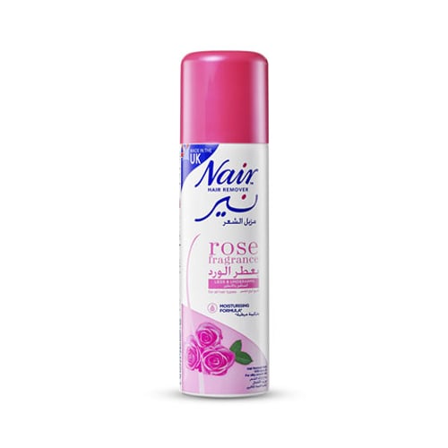 Nair Rose Fragrance Hair Remover Spray 200ml .