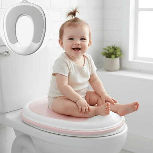 Baby Toilet Trainer Seat - Gray