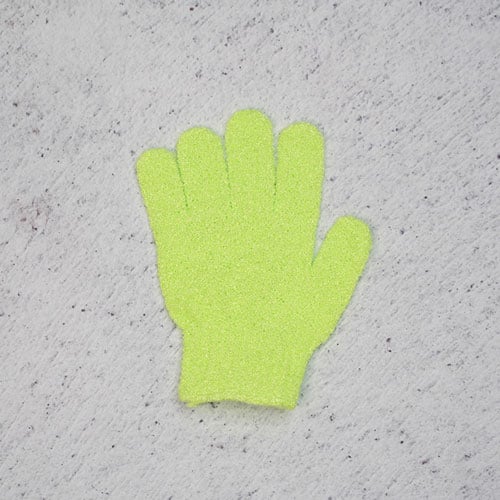 Body Scrubber Bath Gloves - Bright Green