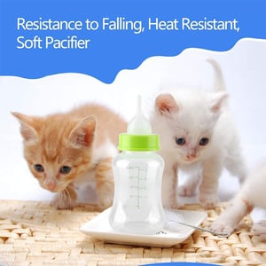 Feeding Bottle & Cleaning Set For Pets - Pink