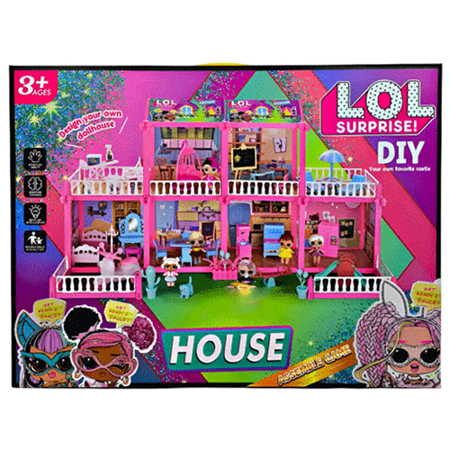 L.O.L. Surprise Diy Dollhouse Toy Set 140pcs