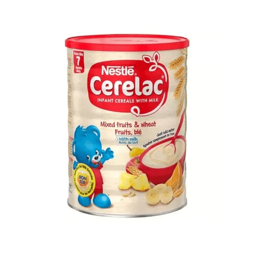 Nestle Cerelac Wheat & Fruits (From 6 Months) 1kg•