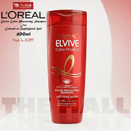 L'Oreal Elvive Color Protecting Shampoo For Colored or Highlighted Hair 400ml •