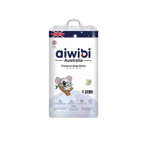 Aiwibi Australia Premium Baby Pants S (Upto 5KG) 52pcs•