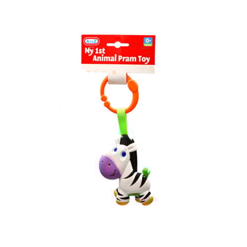 A TO Z My 1st Animal Pram Toy - Zebra