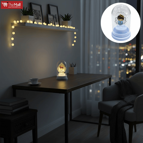 Blessing Angel Mini Lamp - Baby Blue
