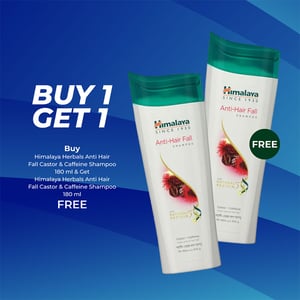 Himalaya Anti-Hair Fall Shampoo 180ml (Buy 1 Get 1 Free)