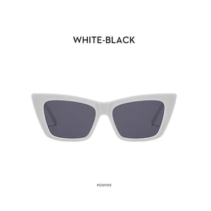 New Cat Eye Anti UV Sunglasses - White