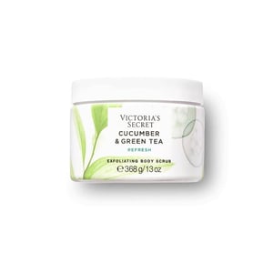 Victoria's Secret Refresh Cucumber And Green Tea Exfoliating Body Scrub 368g •