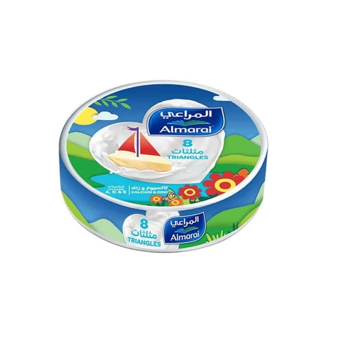 Almarai Triangle Cheese 8 Slice 120gm•