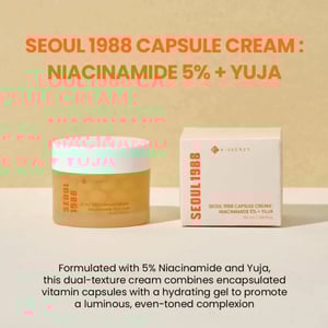 K-SECRET SEOUL 1988 Capsule Cream : Niacinamide 5% + Yuja 50ml  •