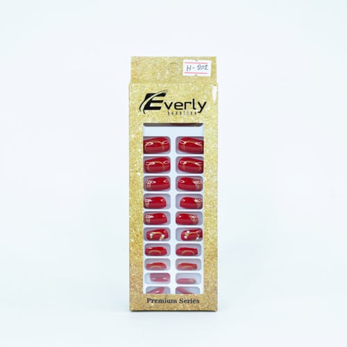 Everly Natural Fake Nails 24pcs - H202