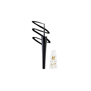 MyGlamm LIT Glossy Liquid Eyeliner 3.5ml - GE 02 Black Party