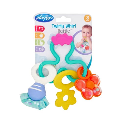 Playgro Twirly Whirl Rattle - 3m+