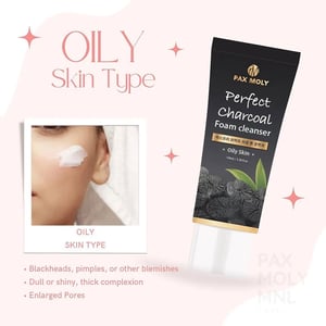 Pax Moly Perfect Charcoal Foam cleanser For Oily Skin 100ml