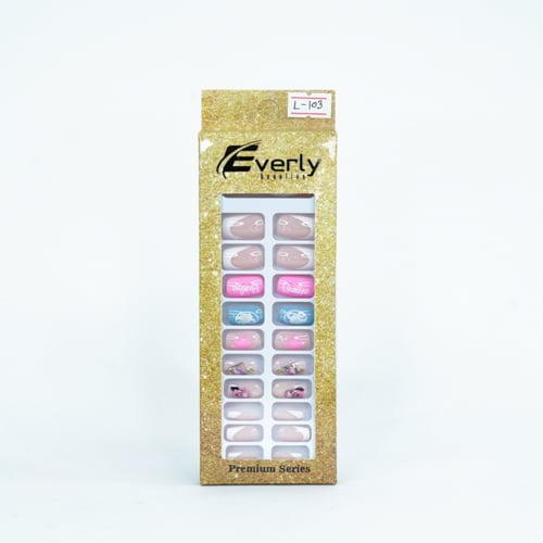 Everly Natural Fake Nails 24pcs - L103