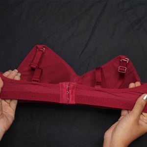 Soft Padded Bra For Women - 34 Red