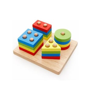 Wooden Geometric Puzzle Toy For Baby
