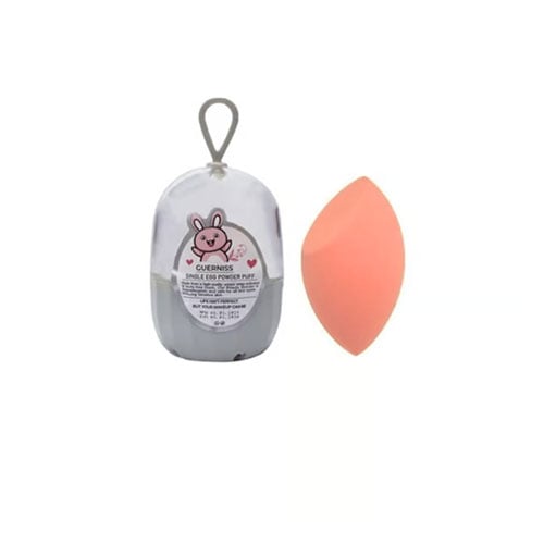 Guerniss Single Egg Powder Puff Multi Tasker - Peach Pink