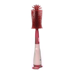 3 In 1 Bottle Cleaner Portable Brush - Faded Red