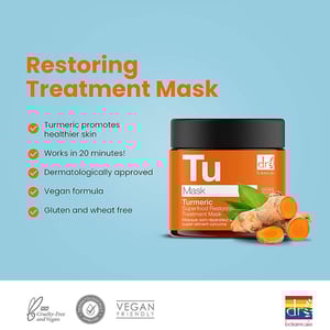 Dr. Botanicals Turmeric Superfood Restoring Treatment Face Mask 60ml