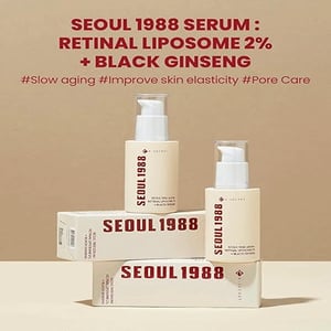 K - SECRET SEOUL 1988 Serum Retinal Liposome 2% + Black Ginseng 30ml •