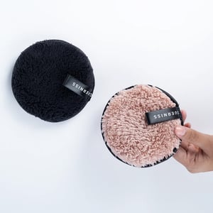 Guerniss Makeup Remover Puff - Black