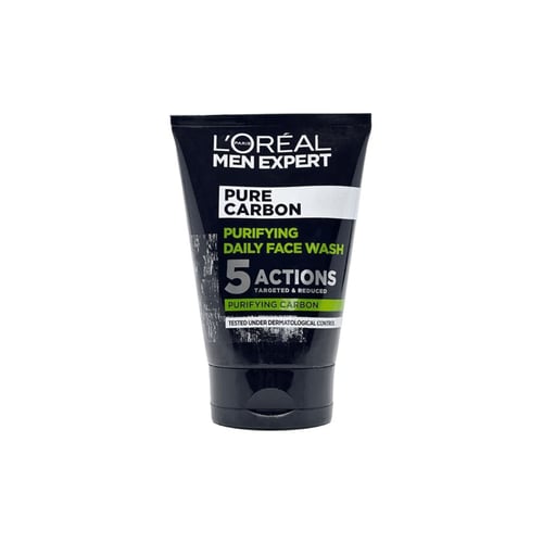 L'Oreal Paris Men Expert Pure Carbon Purifying Daily Face Wash with Purifying Carbon 100ml•