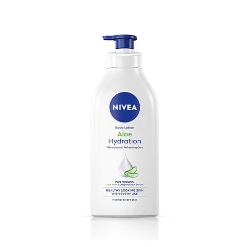 Nivea Aloe & Hydration 72h Moisture Body Lotion for Normal to Dry Skin 400ml  •