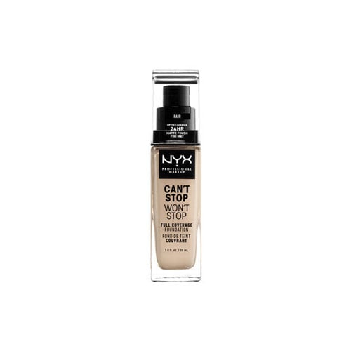 NYX Can't Stop Won't Stop 24H Matte Finish Full Coverage Foundation 30ml - CSWSF01.5 Fair