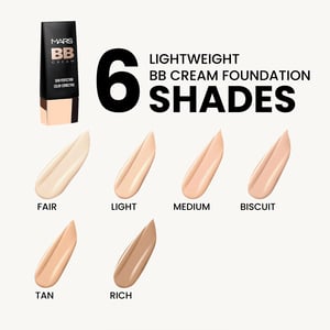 Mars BB Cream Skin Perfection Color Correcting Foundation 30ml - 02 Light
