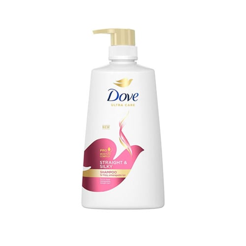 Dove Ultra Care Straight & Silky Shampoo 680ml •