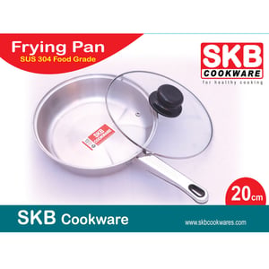 SKB Frying Pan with Glass Lid - 20cm