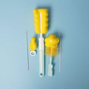applebear Bottle & Nipple Brush Set - Light Teal