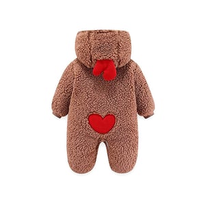 Baby Snowsuit Romper Jumpsuit Hooded For Boys & Girls