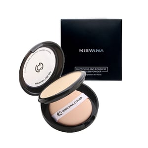 Nirvana Mattifying And Poreless Pressed Powder 15g - P02 Light Beige