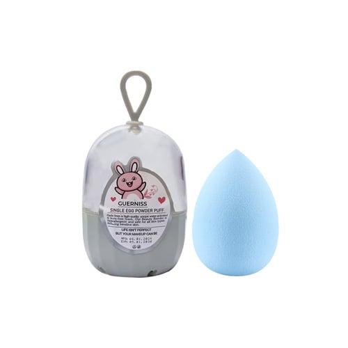 Guerniss Single Egg Powder Puff Tear Drop - Sky Blue