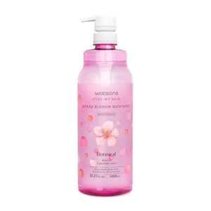 Watsons Love My Skin Botanical Brightening Cherry Blossom Body Wash 1000ml  •