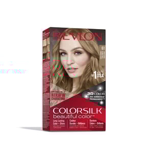 Revlon Colorsilk Beautiful 3D Hair Color - 61 Dark Blonde •