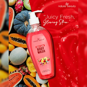 Nature Beauty Fruity Glow Body Wash 325ml