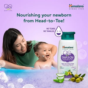 Himalaya Head-To-Toe Gentle 2in1 Baby Hair & Body Wash 200ml